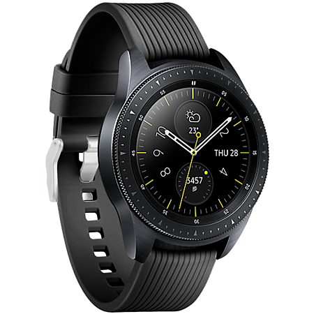 Bracelet en silicone Noir pour Samsung Galaxy Watch 42 mm