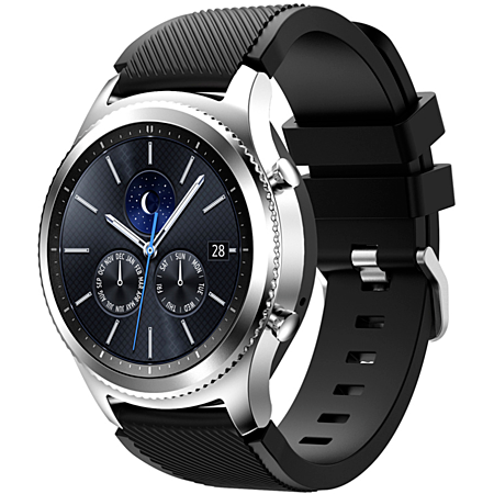 Bracelet Classique Noir pour Samsung Gear S3 Frontier
