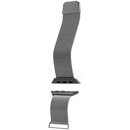 Bracelet Milanese pour montre Apple Argent Aspitech