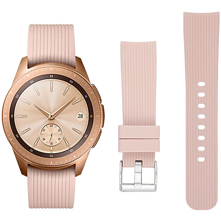 Bracelet en silicone Rose pour Samsung Galaxy Watch 42 mm