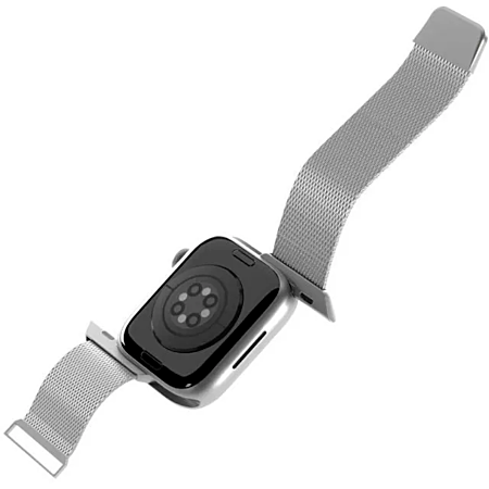 Bracelet Milanese pour montre Apple Argent Aspitech