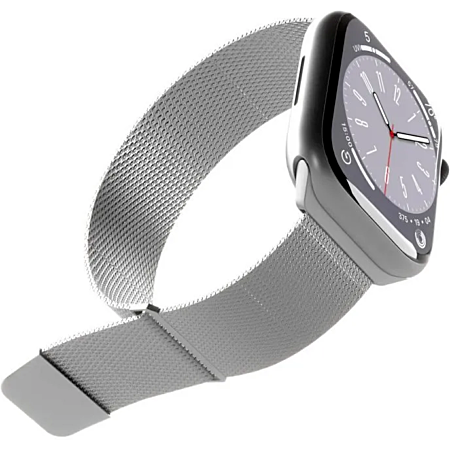 Bracelet Milanese pour montre Apple Argent Aspitech