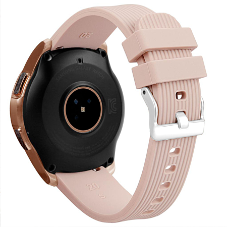 Bracelet en silicone Rose pour Samsung Galaxy Watch 42 mm