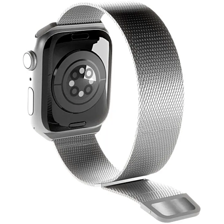 Bracelet Milanese pour montre Apple Argent Aspitech