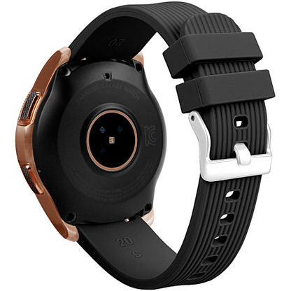 Bracelet en silicone Noir pour Samsung Galaxy Watch 42 mm
