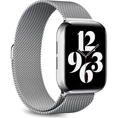 Bracelet Milanese pour montre Apple Argent Aspitech