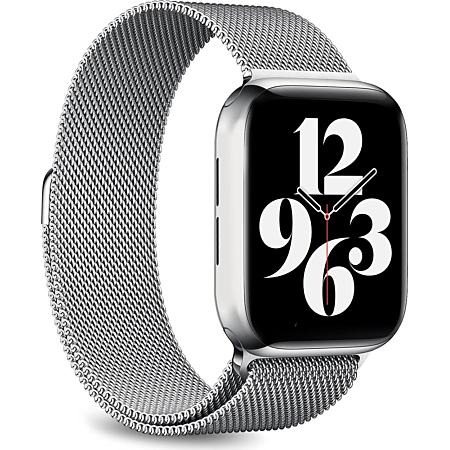 Bracelet Milanese pour montre Apple Argent Aspitech