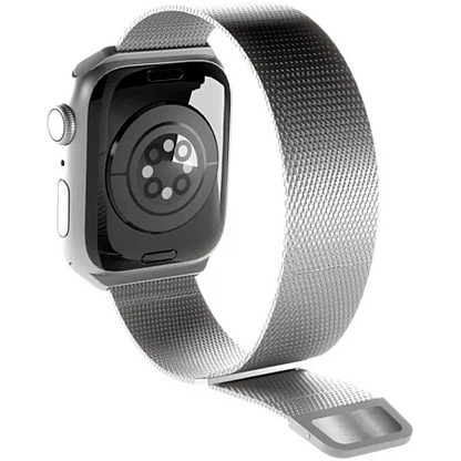 Bracelet Milanese pour montre Apple Argent Aspitech